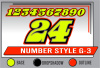 LAYERED NUMBER SET G-3
